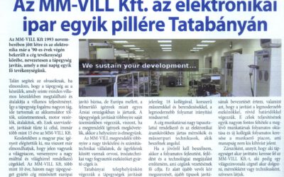 Az MM-VILL Kft az elektronikai ipar egyik pillére Tatabányán